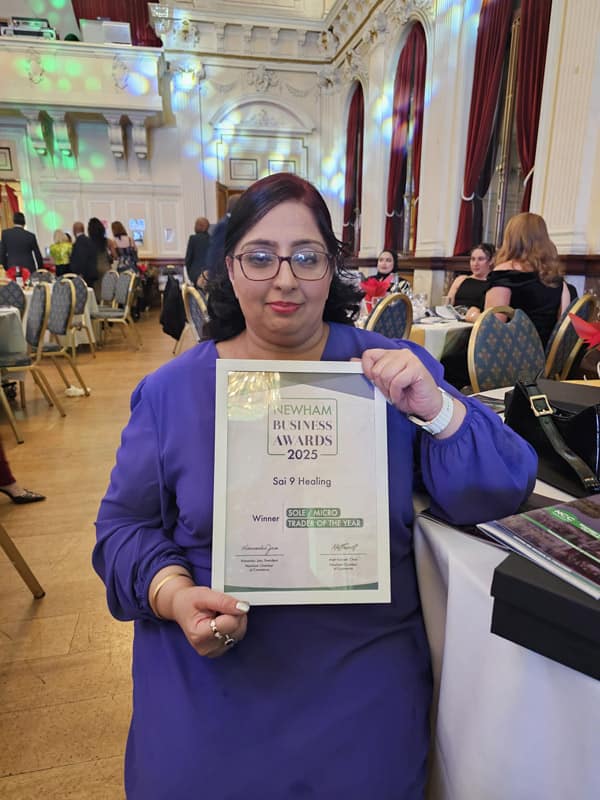 Sai 9 Healing at Newham Business Awards 7